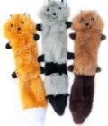 ZippyPaws - Skinny Peltz No Stuffing Squeaky Plush Dog