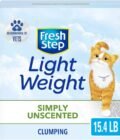 Fresh Step Simply Unscented Lightweight Clumping Cat Litter