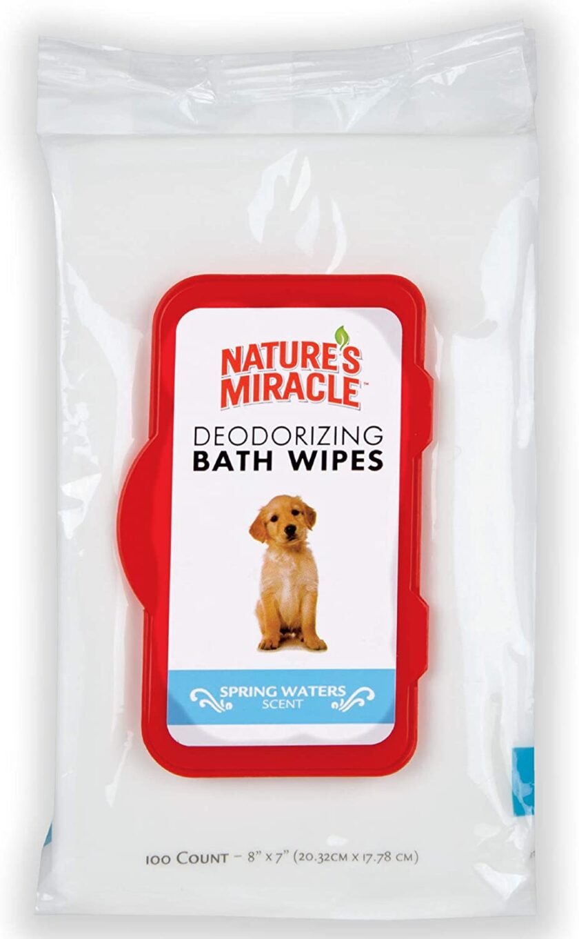 Nature's Miracle Deodorizng Spring Water Wipes