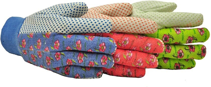 G & F 1852-3 Women Soft Jersey Garden Gloves