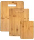 3-Piece Bamboo Serving and Cutting Board Set